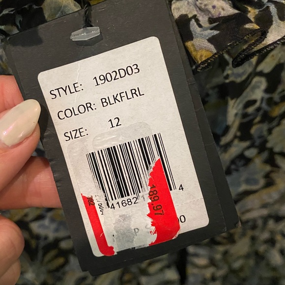 Robert Rodriguez Nikita Black Floral Dress (BNWT) - Picture 4 of 8